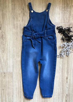 Джинсовый комбинезон george 1,5-2 года джинсы