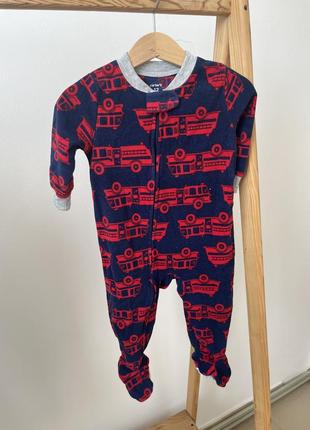 Флисовый человечек carters флисовая пижама ромпер для сна6 фото