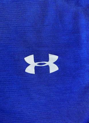 Футболка спортивная тренировочная мужская синяя t-shirt under armour ua streaker 2.0 shortsleeve7 фото