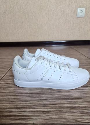 Кожаные белые кроссовки adidas stan smith, оригинал3 фото