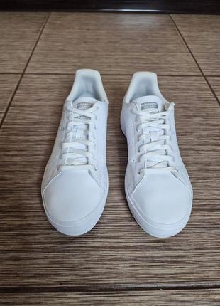 Кожаные белые кроссовки adidas stan smith, оригинал6 фото