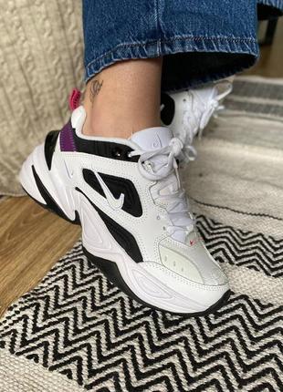 Женские кроссовки nike m2k tekno black white 36-37-38-41