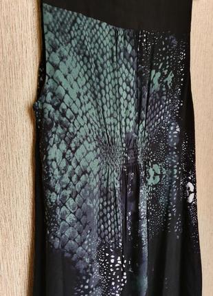 Шикарное платье с принтом змеи от mint velvet, оригинал4 фото