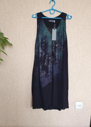 Шикарное платье с принтом змеи от mint velvet, оригинал7 фото