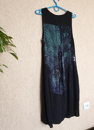 Шикарне плаття з принтом змії від mint velvet, оригінал8 фото