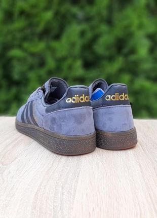 Adidas spezial сірі кросівки чоловічі замшеві адідас топ якість кеди осінні2 фото