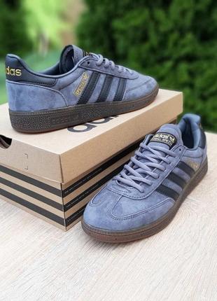 Adidas spezial сірі кросівки чоловічі замшеві адідас топ якість кеди осінні6 фото