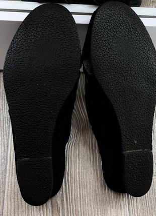 Шикарные замшевые босоножки туфли6 фото