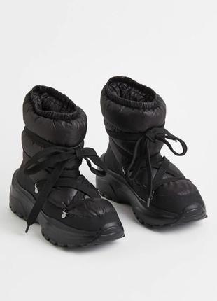 H&amp;m original чоботи черевики дутики жіночі