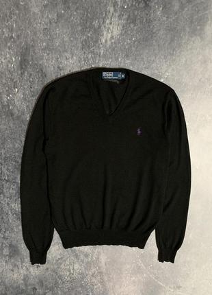 Пуловер светр кофта вовняна чоловіча преміальна polo ralph lauren