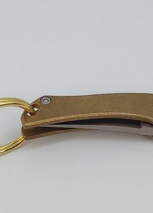 Брелок-нож на ключи, латунь/металл арт. 039664 фото