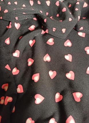 Блуща принт сердечки 5
