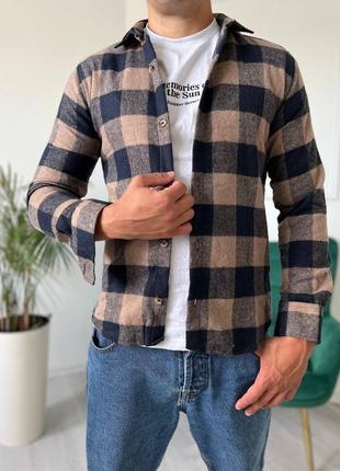 Мужская байковая рубашка топ качества 🔥4 фото