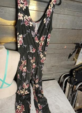 Комбинезон принт цветка