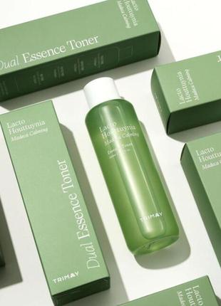 Тонер эссенция trimay lacto houttuynia madeca calming essence toner