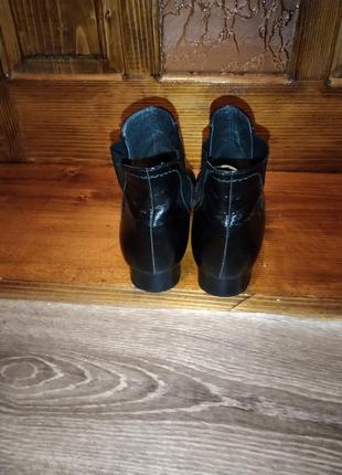 Ботинки челси peter kaiser, лаккожа, оригинал.5 фото