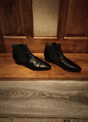 Ботинки челси peter kaiser, лаккожа, оригинал.4 фото