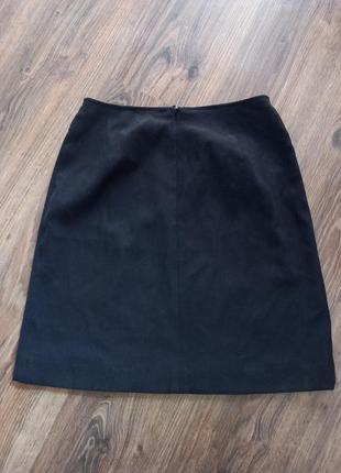 Черная офисная юбка marks&spenser2 фото
