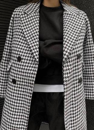 Кашемировое молодежное пальто до колен с 42-48 размер3 фото