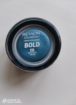 Тени для век revlon colourstay crème eyeshadow bold # 830 павлин2 фото