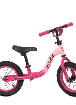 Біговел дитячий profi kids ml1201a-5 рожево-фіолетовий, 12 дюймів