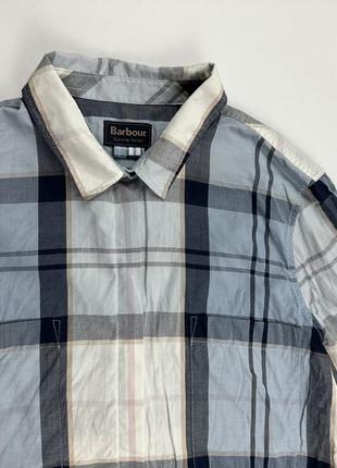 Сорочка barbour barbour causeway shirt platinum7 фото