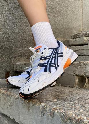 Мужские кроссовки asics gel-1090 white blue orange 41-443 фото