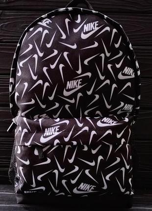 Cпортивный мужской женский городской рюкзак с принтом nike найк