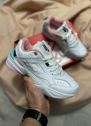 Nike m2k tekno •white moon pink•