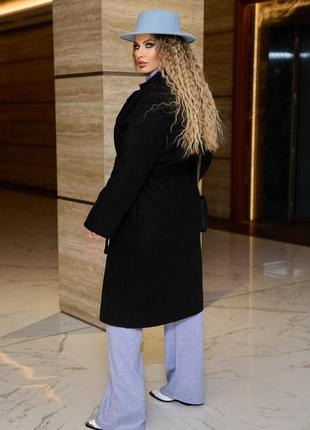 Модное женское кашемировое пальто с 42 по 58 размер7 фото