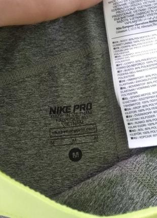 Леггинсы капри nike pro серые м3 фото