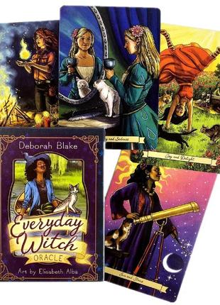 Комплект карт таро и оракула ежедневного ведьмы8 фото