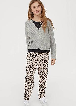 Слаксы с лампасами h&m 170(14+)