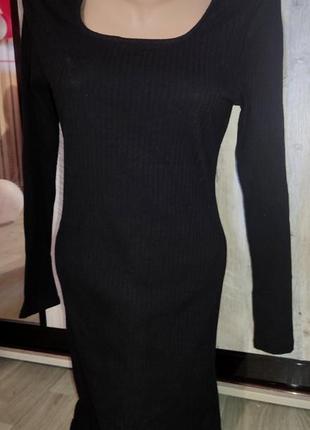 Женское платье, рубчик, осень, primark, 44 размер