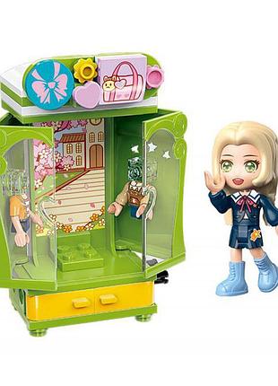 Конструктор bambi 34012-1/8 фигурка, аксессуары (студентка)