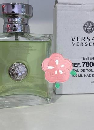 Versace versense 100 ml. - туалетная вода - женский - тестер лиц.