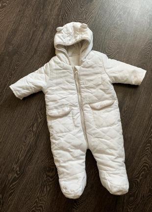 Демисезонный комбинезон на 1-3 месяца