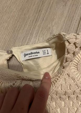 Красиве плаття stradivarius ажурне мереживне 5