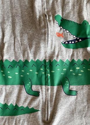 Комбинезон крокодил 4t 4a комбез крокодилом песочник летнее лето 4