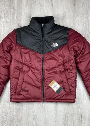 Куртка зимова пуховик the north face saikuru jacket bordo