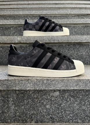 👟 кроссовки adidas superstar x atmos denim pack grey / наложка bs👟