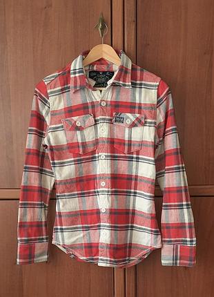 Мужская фланелевая рубашка superdry