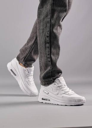 Мужские кроссовки nike air max 90 найк аир макс белые