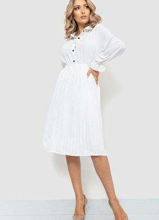 Плаття ошатне, колір білий, 204r602