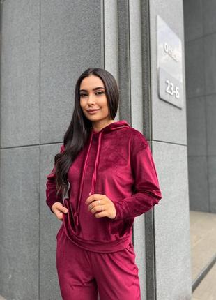 Велюровый костюм женский