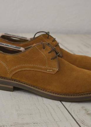 Base london чоловічі замшеві туфлі коричневого кольору оригінал 45 розмір