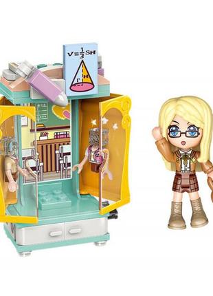 Конструктор bambi 34012-1/8 фигурка, аксессуары (школьница)