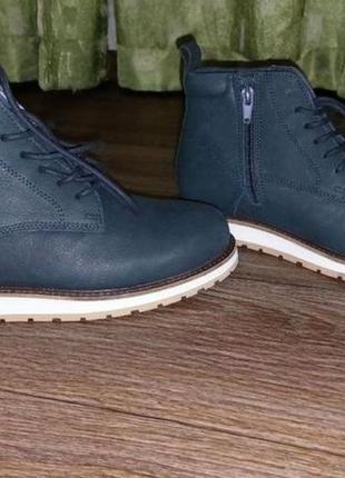 Кожаные ботинки zara сапоги4 фото