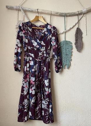 Міді сукня квітковий принт koton