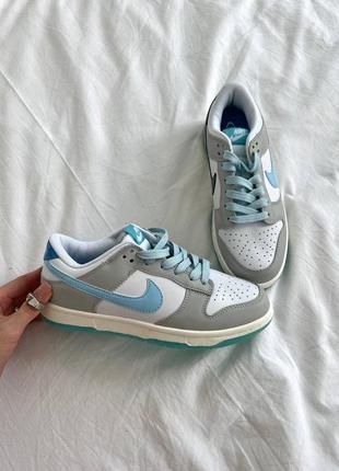 Женские кроссовки nike sb dunk 520 blue grey#найк